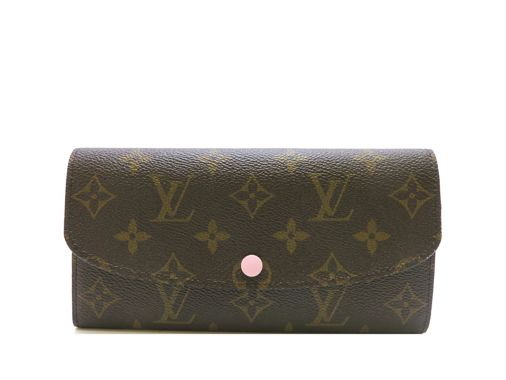 LOUIS VUITTON Long Wallet Portefeuille Emilie Monogram